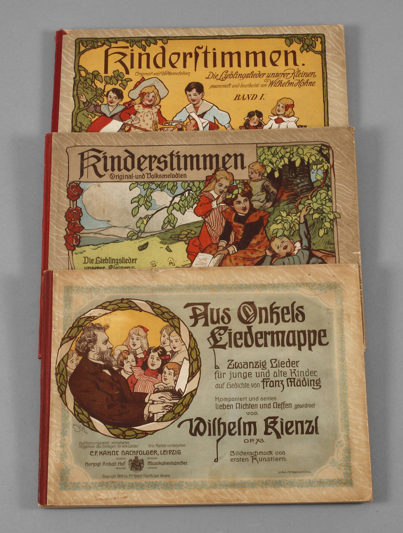 Drei Kinderlieder-Bücher