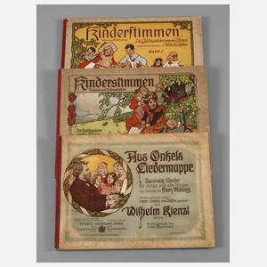 Drei Kinderlieder-Bücher