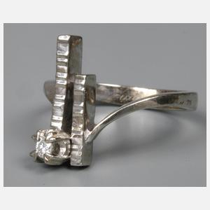 Damenring mit Brillant