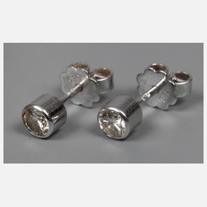 Paar Brillantohrstecker