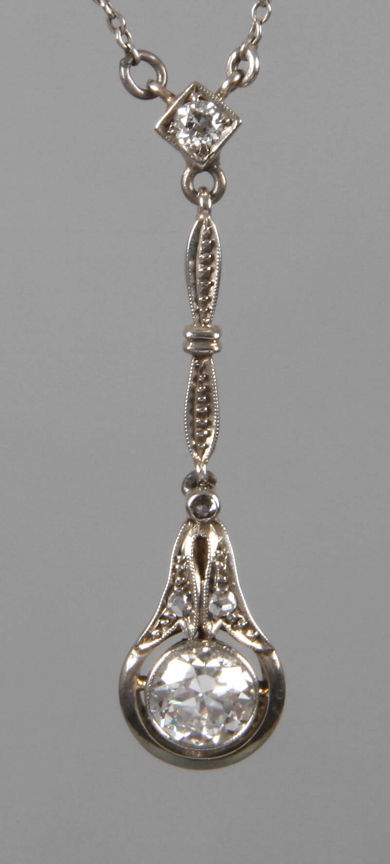 Jugendstilcollier mit Brillanten