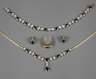 Schmuckset mit Saphiren und Brillanten