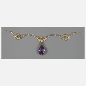 Collier mit Amethyst
