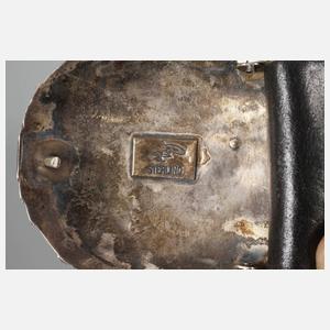 Aufwendiger Silbergürtel mit Türkisen