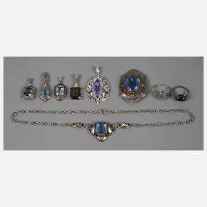 Sammlung Silberschmuck