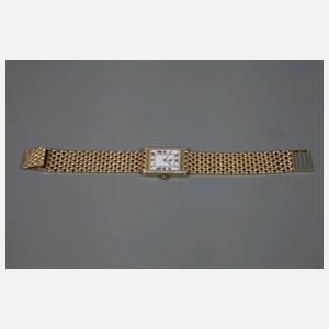Damenarmbanduhr Gold mit Diamanten