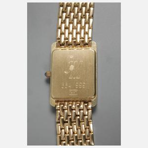 Damenarmbanduhr Gold mit Diamanten
