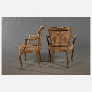 Paar Sessel Neorokoko