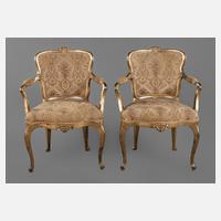 Paar Sessel Neorokoko111