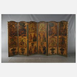 Großer Paravent Rokoko