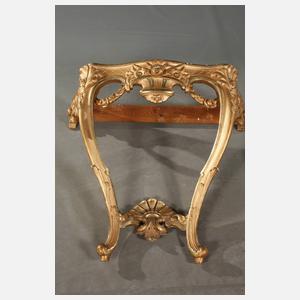 Konsole mit Marmorplatte