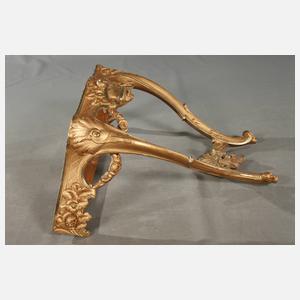 Konsole mit Marmorplatte