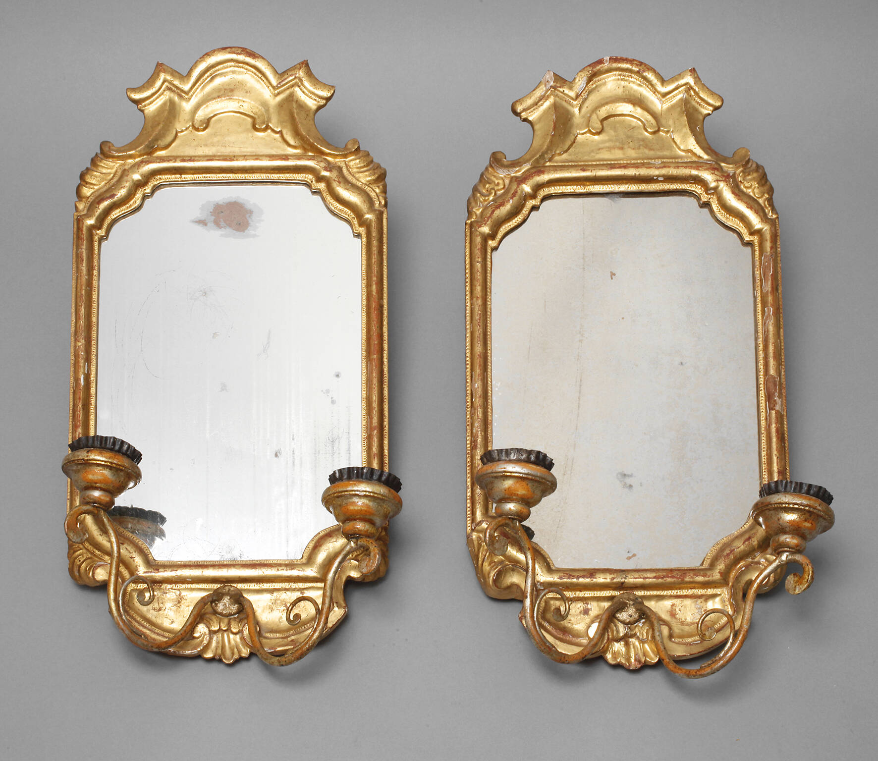 Paar Wandspiegel Barock