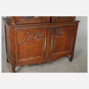 Aufsatzvitrine Spätbarock