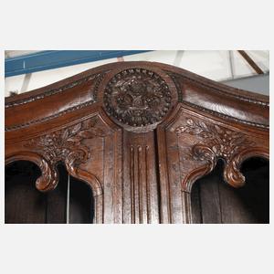 Aufsatzvitrine Spätbarock