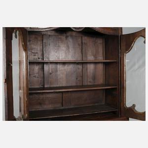 Aufsatzvitrine Spätbarock