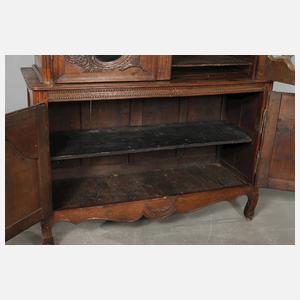 Aufsatzvitrine Spätbarock