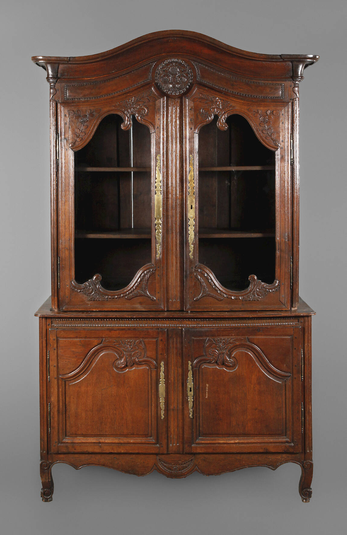 Aufsatzvitrine Spätbarock