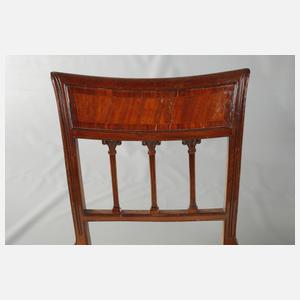 Vier klassizistische Stühle