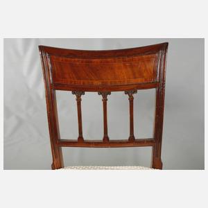 Vier klassizistische Stühle