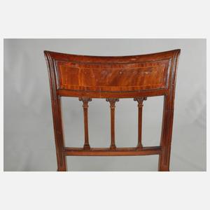 Vier klassizistische Stühle