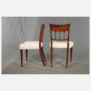 Vier klassizistische Stühle