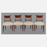 Vier klassizistische Stühle111