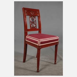 Sechs klassizistische Stühle