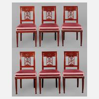 Sechs klassizistische Stühle111