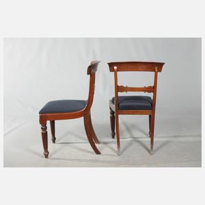 Paar Stühle Spätempire