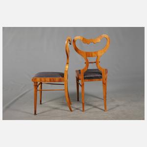 Paar Biedermeierstühle