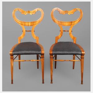 Paar Biedermeierstühle