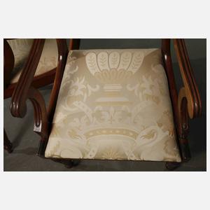 Paar Armlehnstühle Biedermeier