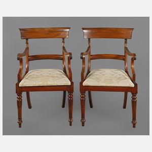 Paar Armlehnstühle Biedermeier