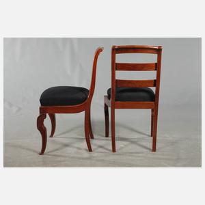 Vier Stühle Biedermeier