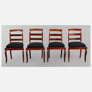 Vier Stühle Biedermeier