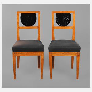 Paar Stühle Biedermeier