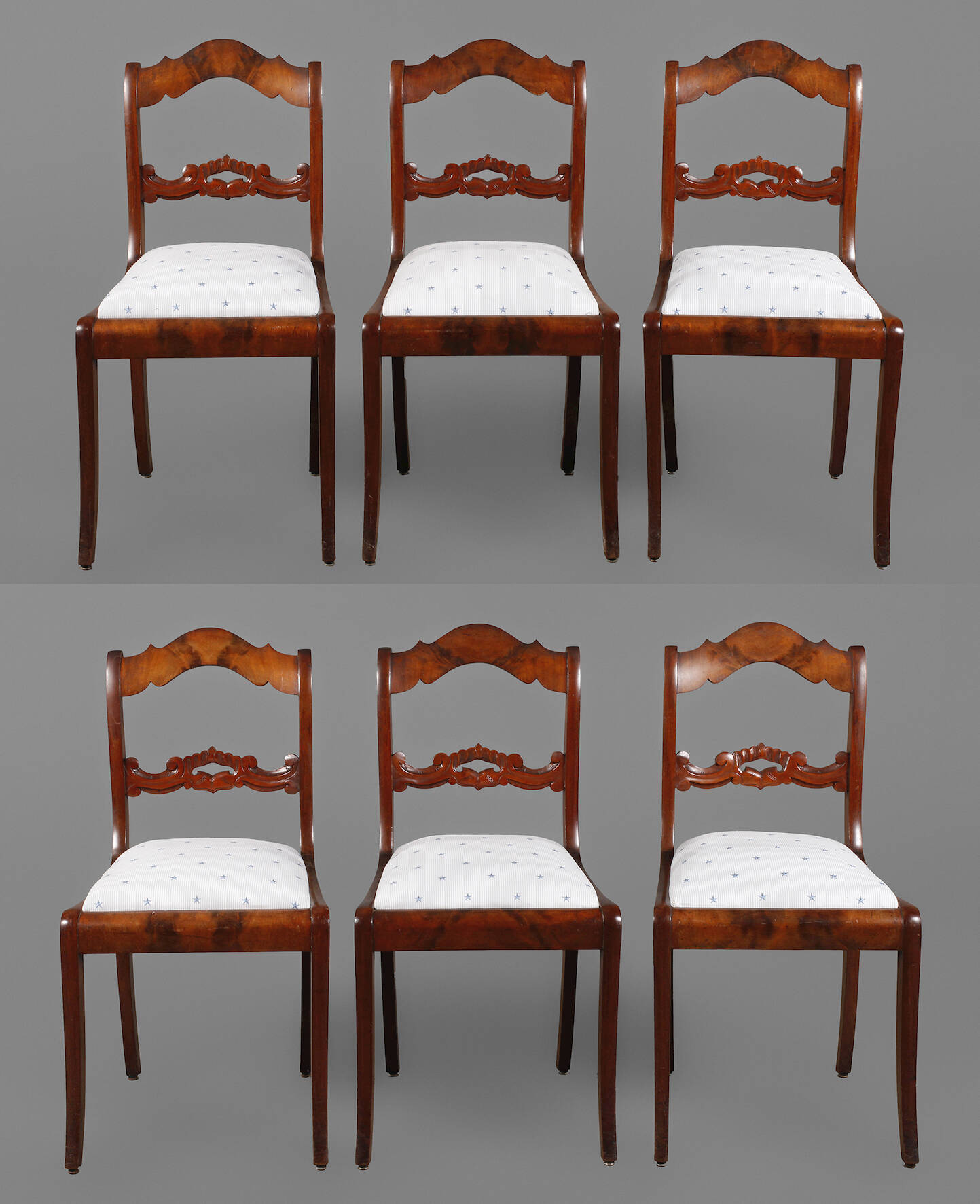 Sechs Stühle Spätbiedermeier