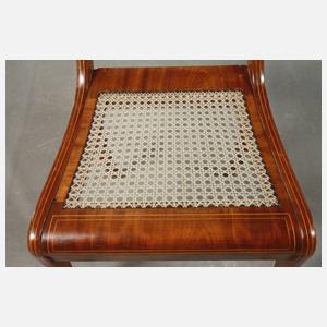 Vier Biedermeierstühle