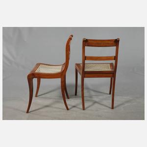 Vier Biedermeierstühle