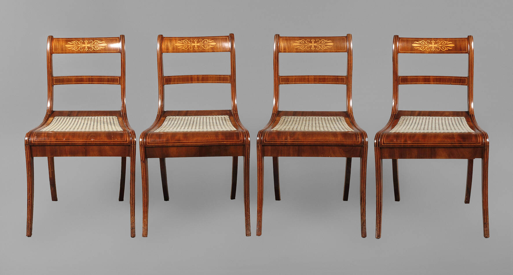 Vier Biedermeierstühle