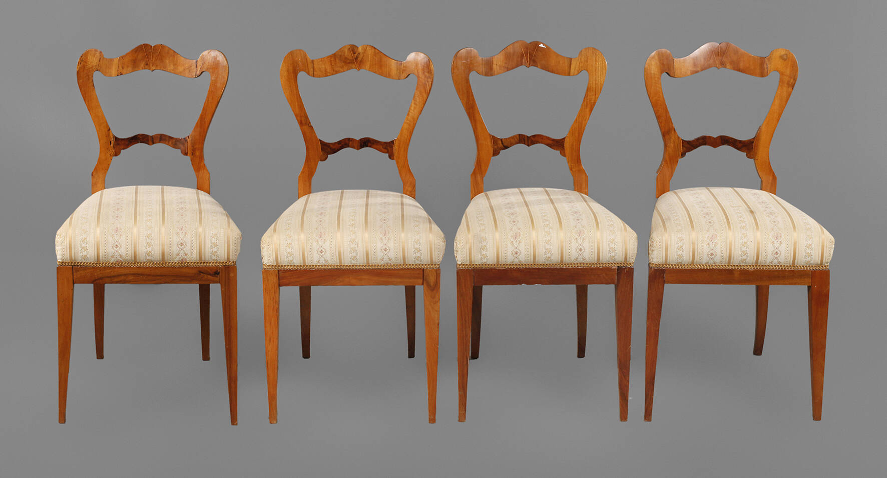 Vier Biedermeierstühle