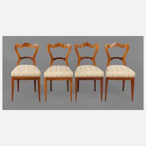 Vier Biedermeierstühle