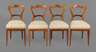 Vier Biedermeierstühle