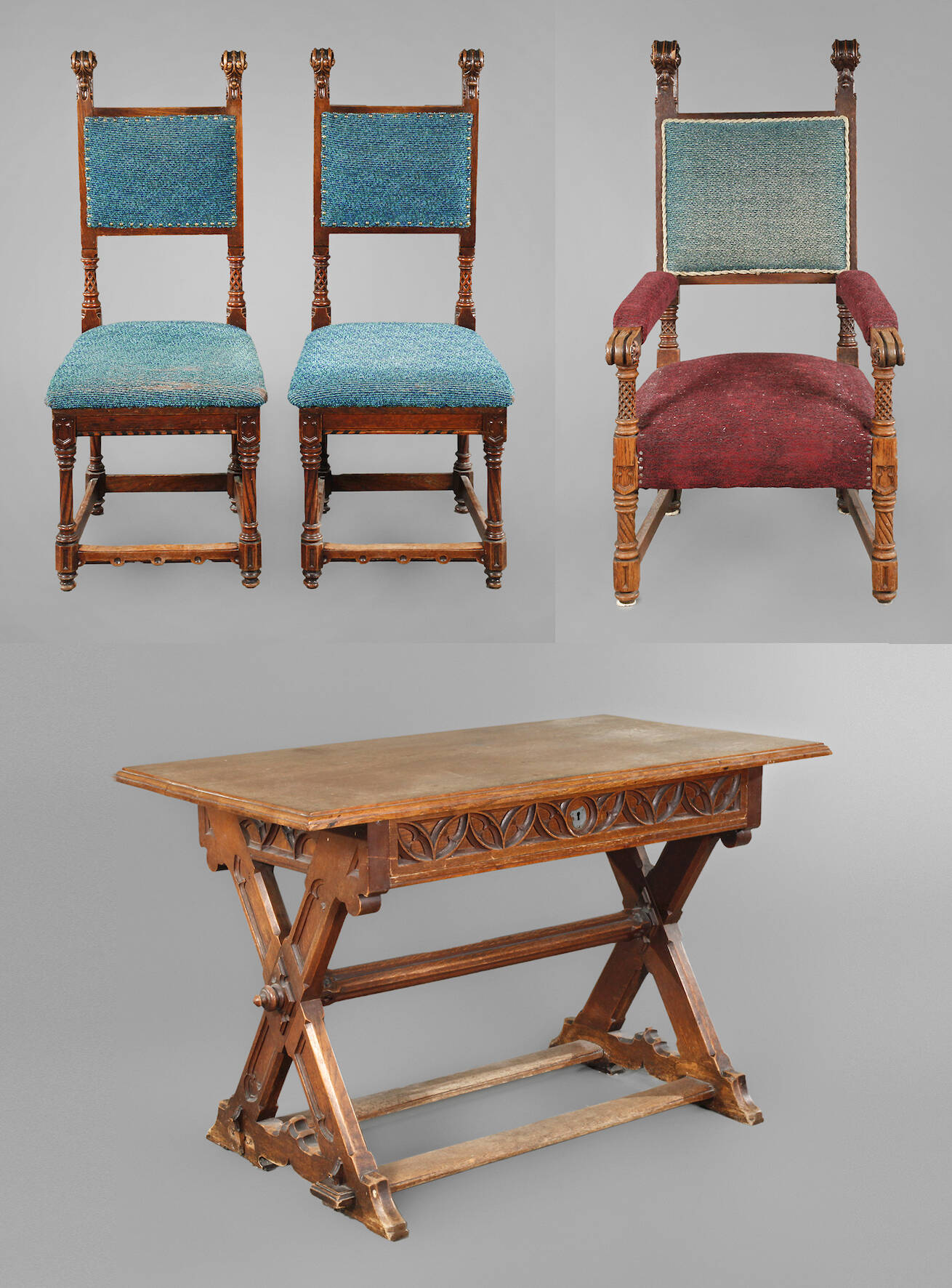 Neogotische Sitzgruppe