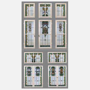 Große Bleiverglasung