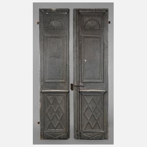 Zweiflügelige Eingangstür