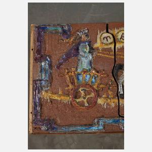 Wandrelief Terrakotta