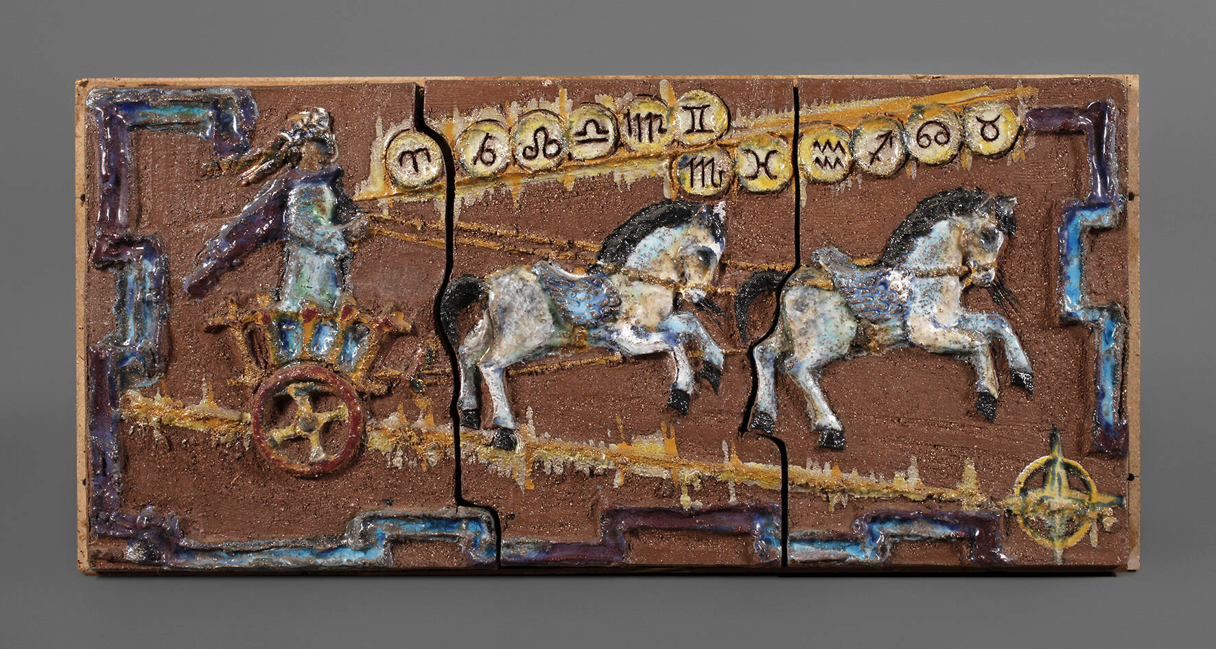 Wandrelief Terrakotta