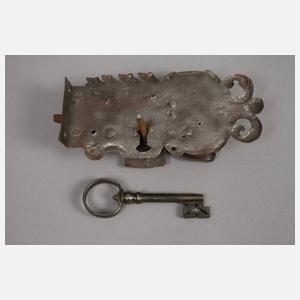 Drei Schrankschlösser Barock